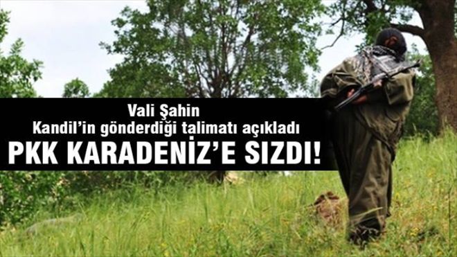 Samsun Valisi´nden PKK açıklaması