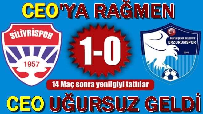 Erzurumspor İstanbul´da Kayıp: 1-0