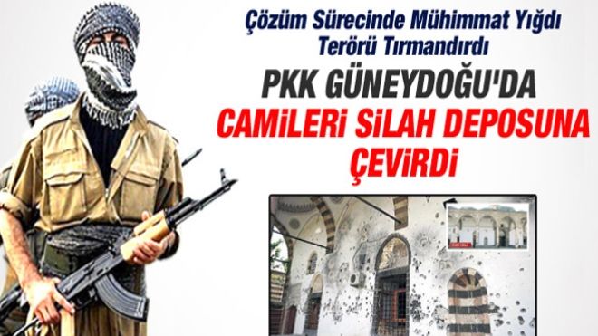 PKK, Güneydoğu´da Camileri Silah Deposuna Çevirdi
