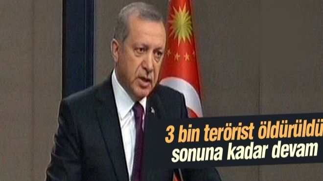 Erdoğan öldürülen terörist sayısını açıkladı
