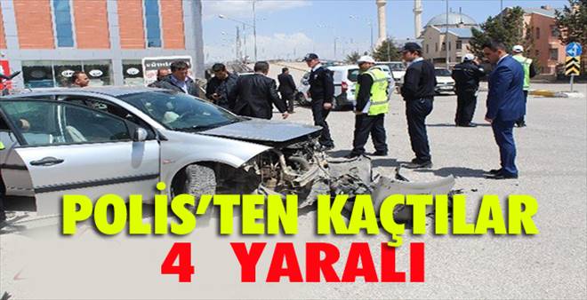 Erzurum`da Polis Şüpheli Kovalamacası