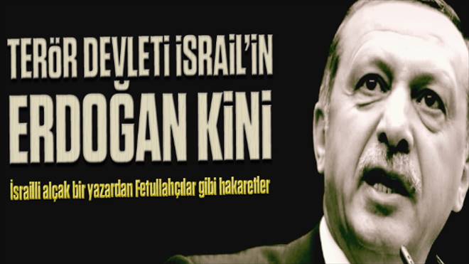 İsrailli yazardan Erdoğan?a alçakça hakaretler 
