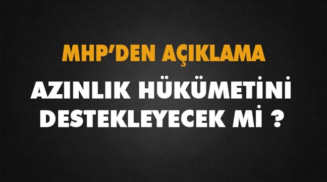 MHP Genel Başkan Yardımcısı net konuştu: Desteklemeyeceğiz