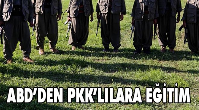 ABD´den PKK ve YPG´li teröristlere bombalı eğitim