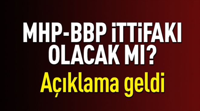 Mustafa Destici´den MHP ile ittifak açıklaması..