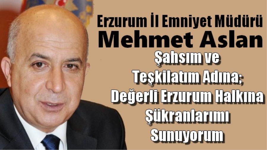 Mehmet Aslan: ‘Mesai mefhumu gözetmeksizin milletimizin her daim yanındayız’