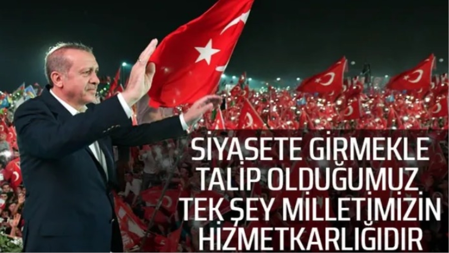 Cumhurbaşkanı Erdoğan yeni kampanyanın sinyalini verdi