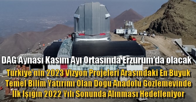 DAG Aynası Kasım Ayı Ortasında Erzurum’da olacak