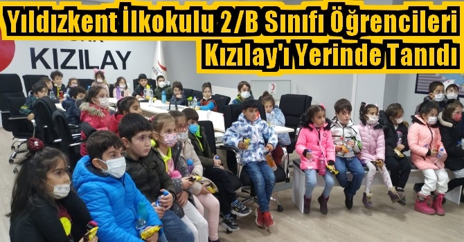 Yıldızkent İlkokulu 2/B Sınıfı Öğrencileri Kızılay
