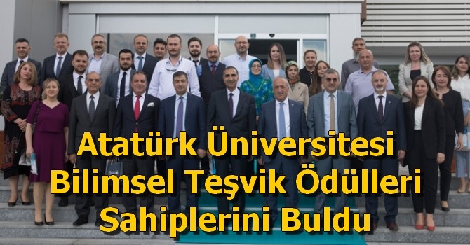 Atatürk Üniversitesi Bilimsel Teşvik Ödülleri sahiplerini buldu