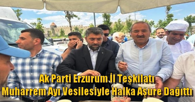 Ak Parti Erzurum İl Teşkilatı aşure dağıttı