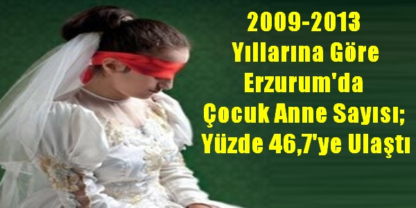 Çocuk Anne Sayısı Erzurum`da Yüzde 46,7
