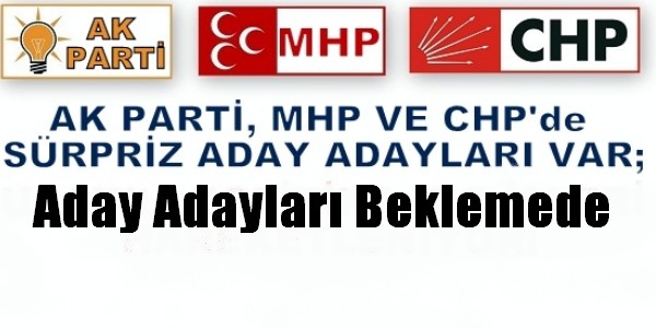 Erzurum`daki Aday Adayları Bekliyor!