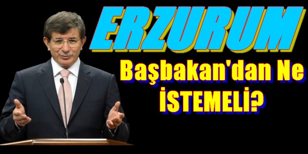 Erzurum Başbakan`dan Ne İstemeli?