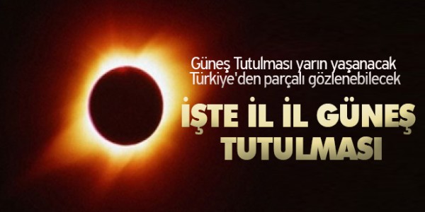 Erzurum`da saat 12.18`de yaşanacak.