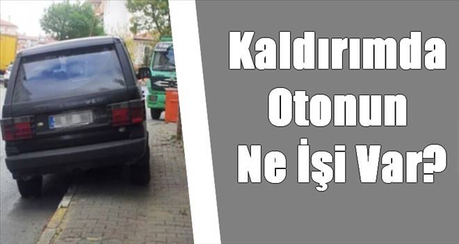 Erzurum`da kaldırımlar Park haline geldi
