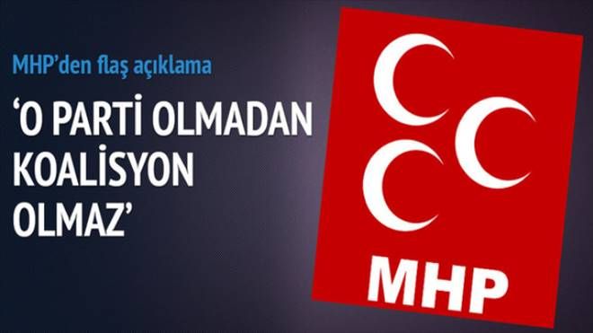  MHP: AK Parti´siz hükümet olmaz 