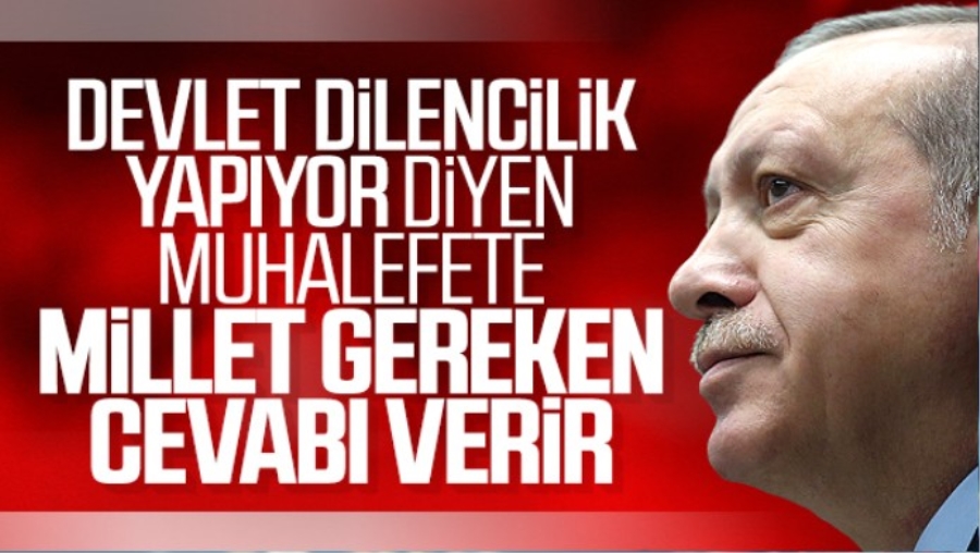 Erdoğan, kampanyayı eleştiren muhalefete cevap verdi