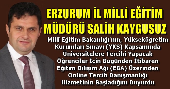 Üniversite Tercihleri İçin Erzurum İl Milli Eğitim Müdürlüğünden Danışmanlık Hizmeti