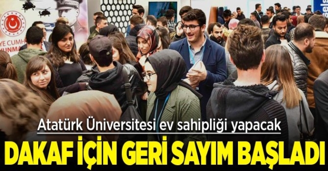 DAKAF’22 Atatürk Üniversitesi ev sahipliğinde düzenlenecek