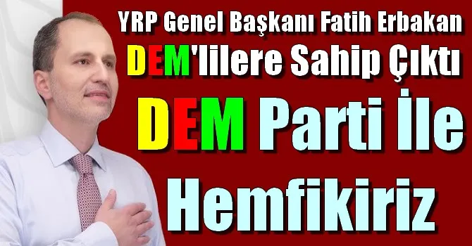 Fatih Erbakan DEM