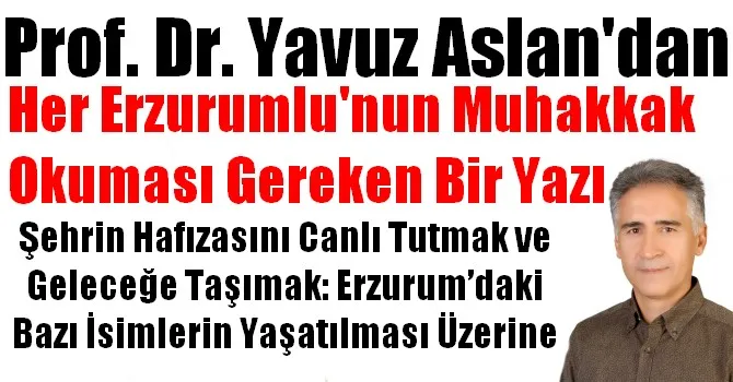 Prof. Dr. Yavuz Arslan