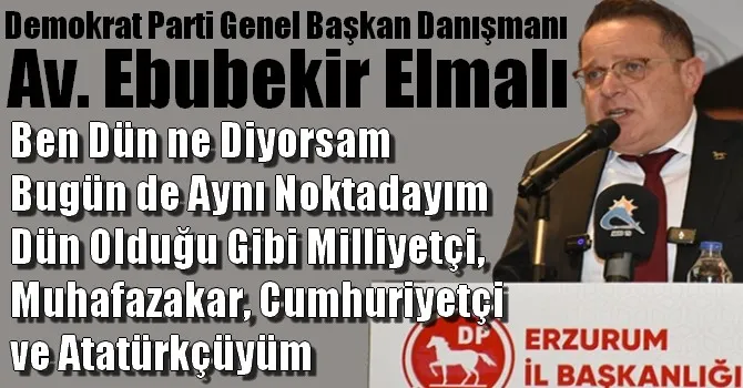 Elmalı, ben değil siyasi partiler değişti