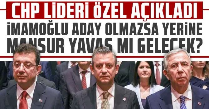 Özgür Özel yanıtladı: CHP Mansur Yavaş