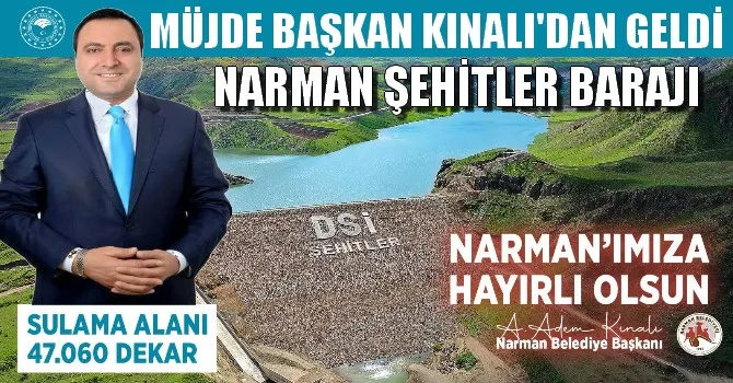 MÜJDE BAŞKAN KINALI