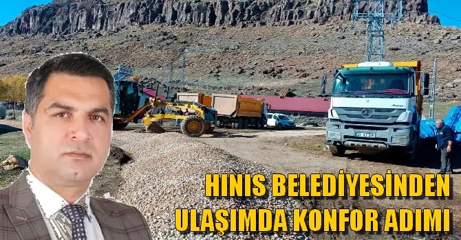  HINIS BELEDİYESİNDEN ULAŞIMDA KONFOR ADIMI