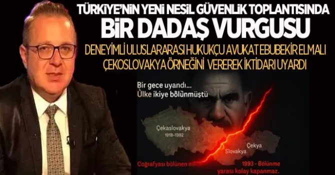 Elmalı, Çekoslovakya örneğini vererek iktidarı uyardı…