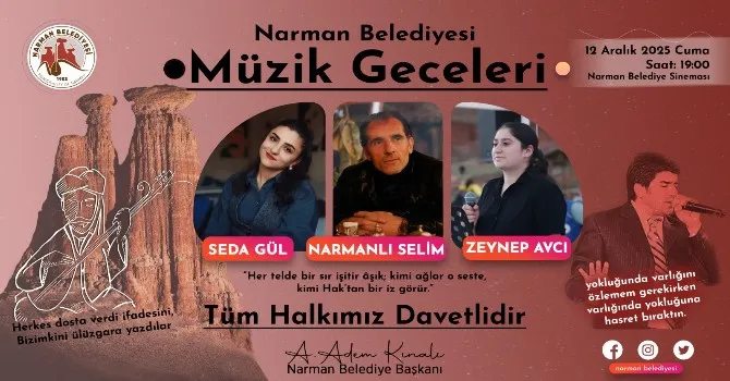 Narman Belediyesi – Kültür ve Müzik Buluşmaları!