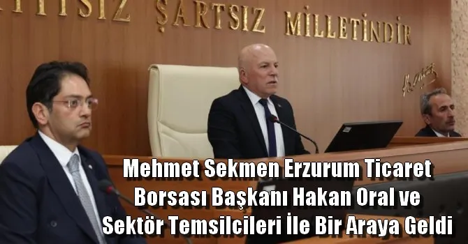 Başkan Sekmen; 