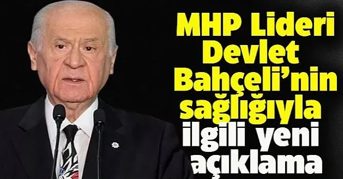 MHP Lideri Devlet Bahçeli