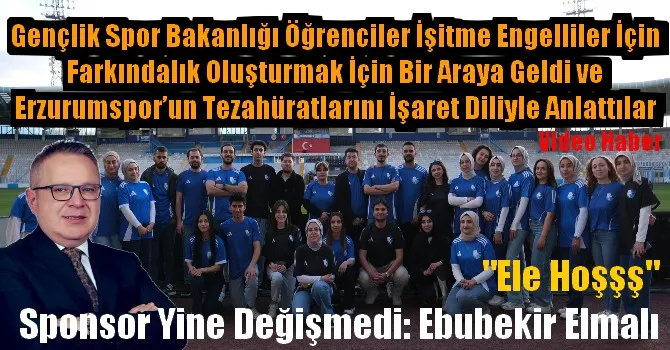 Sponsor Yine Değişmedi: Ebubekir Elmalı