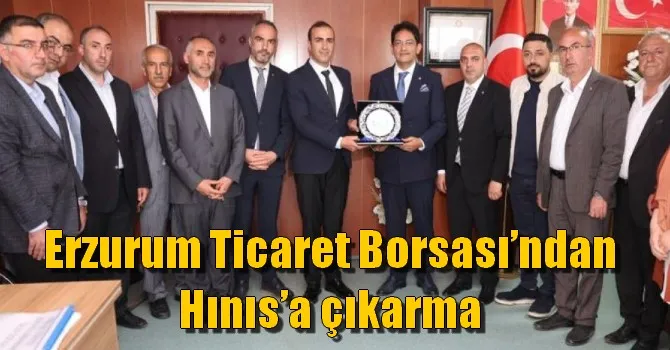 Erzurum Ticaret Borsası’ndan Hınıs’a çıkarma