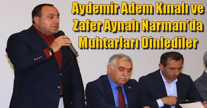 Aydemir Adem Kınalı ve Zafer Aynalı Narman