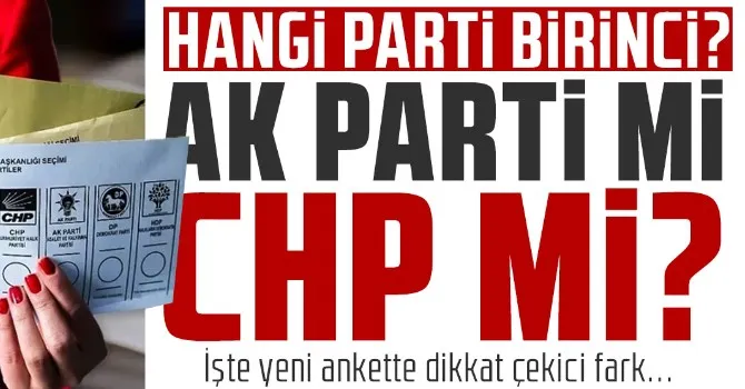 Hangi parti birinci?