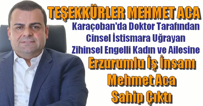 TEŞEKKÜRLER MEHMET ACA