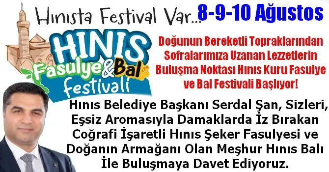 SERDAL ŞAN TÜM VATANDAŞLARI FESTİVALE DAVET ETTİ