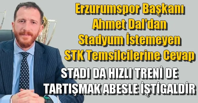 STADI DA HIZLI TRENİ DE TARTIŞMAK ABESLE İŞTİGALDİR