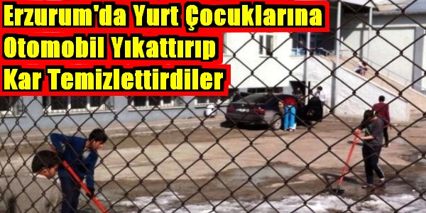 Erzurum`dan Yakışmayan Görüntüler